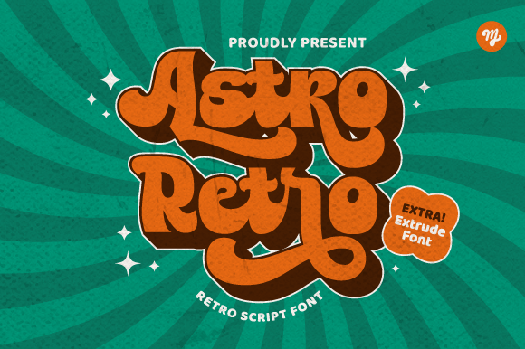 Astro Retro: A Groovy Script Font