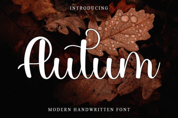 Autum: A Handwritten Font for Creative Marketing