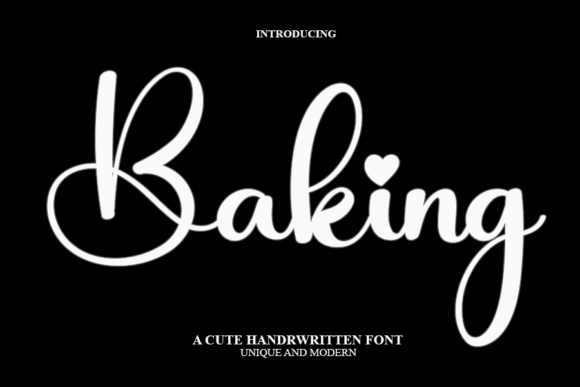Baking Font: Elegant Script for Editorial Design