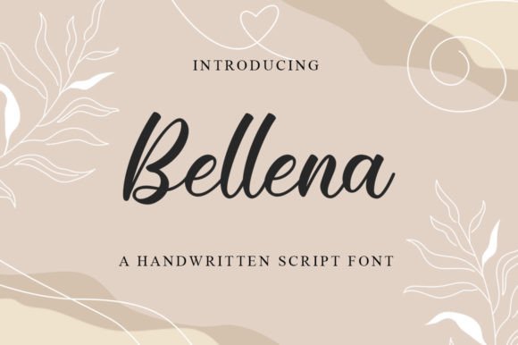 Bellena: A Handwritten Font for Creative Web Design