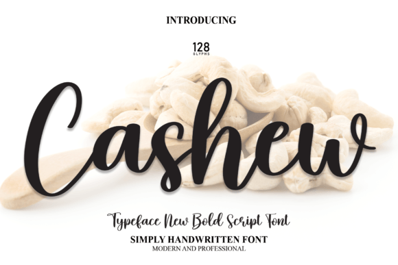 Cashew: A Handwritten Font for Elegant Design
