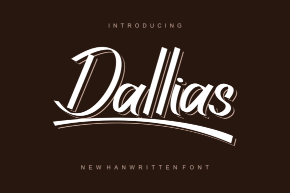 Dallias: A Handwritten Font for Creative Projects