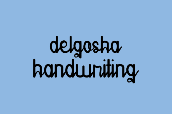 Delgosha: A Script Font for Real Design Work