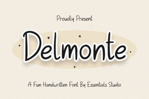 Delmonte: A Whimsical Handwritten Font for Real Maker Projects