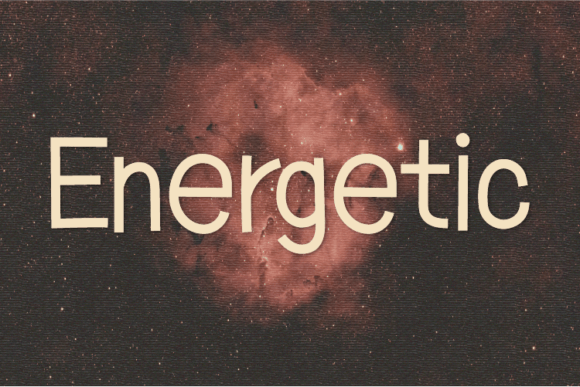 Energetic Font: Modern Typography for Editorial Design