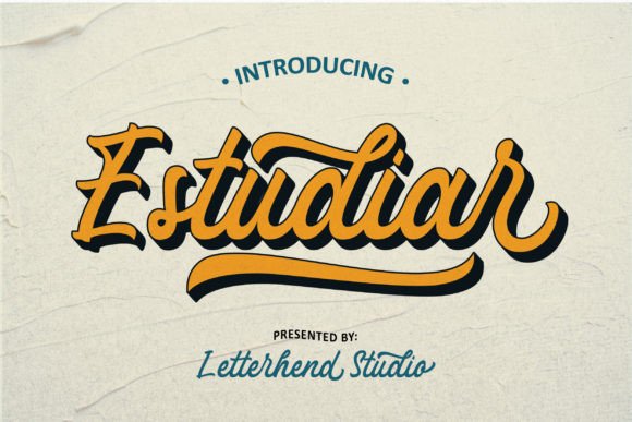 Estudiar: A Modern Script Font