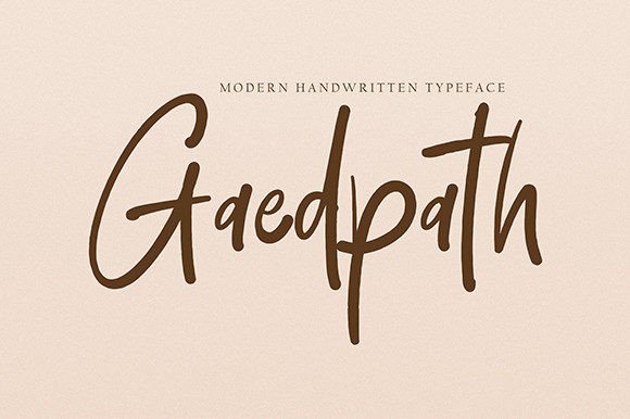 Gaedpath: A Premium Script Font That Elevates Your Brand