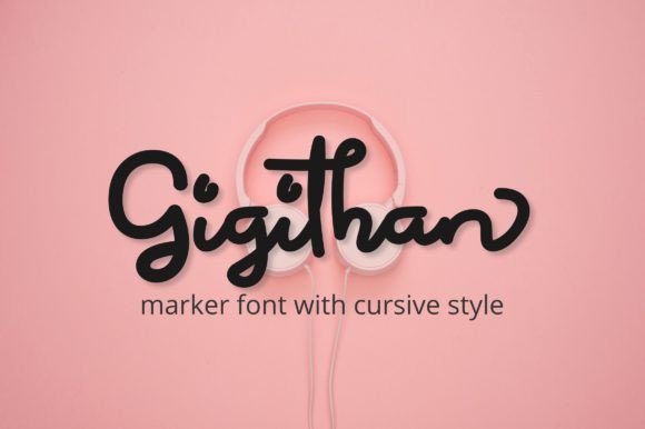 Gigithan: A Handwritten Font for Editorial Elegance