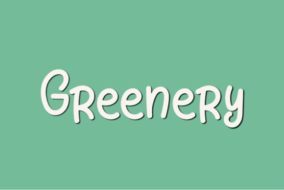 Greenery Font: Handwritten Elegance for Crafters