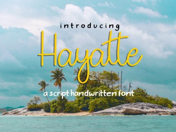 Hayatte: A Playful, Stylish Script Font for Real Branding Projects