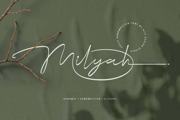 Milyah: A Stylish Script Font