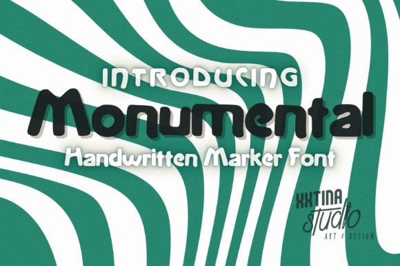 Monumental: A Handwritten Font That Makes Your Campaign Stand Out