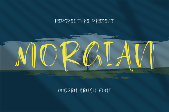 Morgian: A Modern Brush Font for Creative Projects