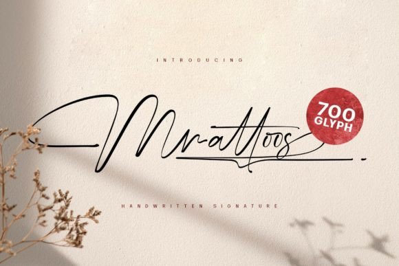 Mrattoos: A Luxurious Script Font for Business