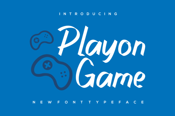 Playongame: A Fun Handwritten Font