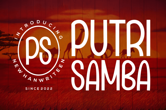 Putri Samba Font for Creative Projects