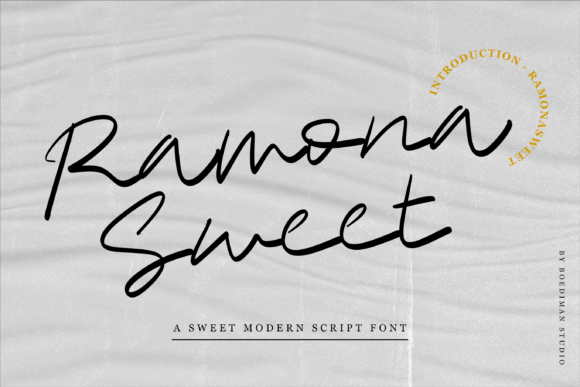 Ramona Sweet: A Flowing Font for Creative Campaigns