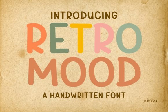 Retro Mood Font for Creative Projects