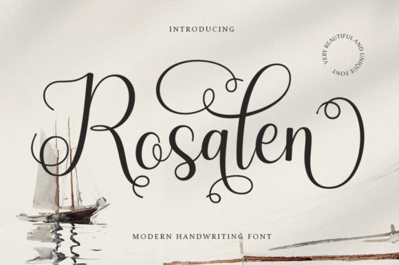 Rosalen: A Script Font for Real-World Design