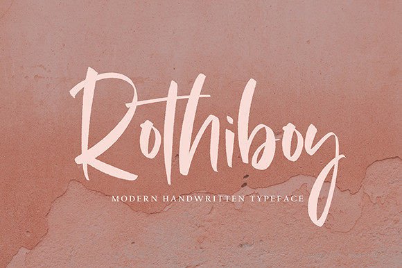 Rothhiboy: A Modern Handwritten Font