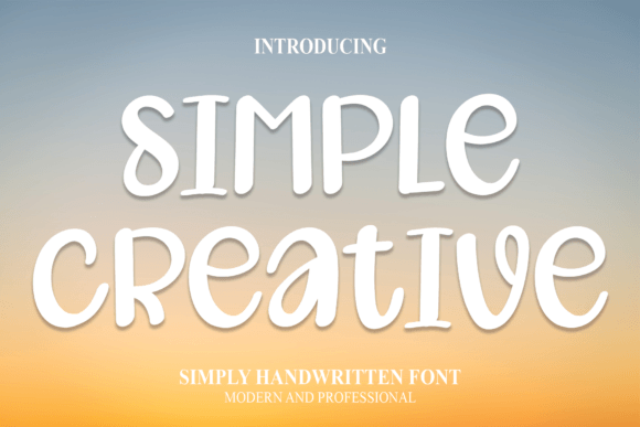 Simple Creative: A Friendly Handwritten Font for Scroll-Stopping Marketing