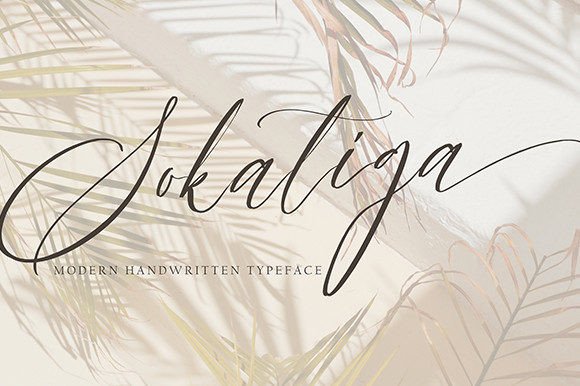 Sokatiga: A Stylish Handwritten Font