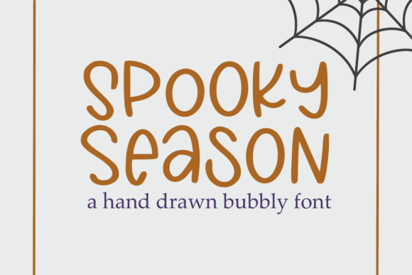 Spooky Season Font for Web Design