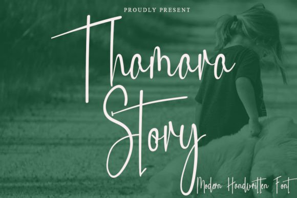 Thamara Story: A Modern Handwritten Font