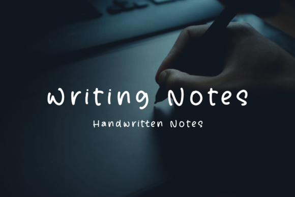 Writing Notes Font Review