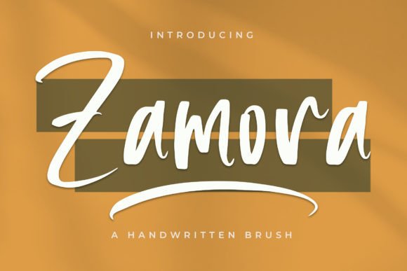 Zamora: A Handwritten Font for Creative Makers
